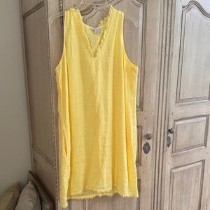 Yellow Sleeveless Dress
